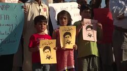 CLEAN : Pakistan: protest to condemn the murder of university student News Clip