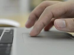 Using Laptop Stock Footage