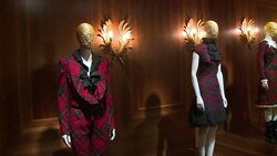 CLEAN : McQueens Savage Beauty lights up London News Clip