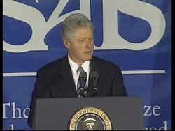 USA: BILL CLINTON ON TRADE AGREEMENT WITH CHINA News Clip
