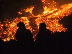 Mt Etna lava flow, Sicily, Italy. Stock Footage