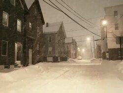 Winter in Portland, Maine Stock Footage