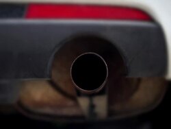 Car Exhaust Up Close (Multi-Shots with High Quality Audio) Stock Footage