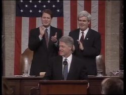 USA: WASHINGTON: CLINTON PREPARES HIS 'STATE OF THE UNION' ADDRESS News Clip