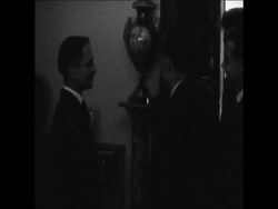 SYND 24 12 63 KING HUSSEIN OF JORDAN RECEIVES ALGERIAN DELEGATION IN AMMAN News Clip