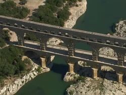 Pont Du Gard Stock Footage