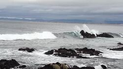 Waves Crashing on the Beach Stock Footage