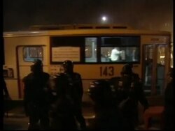 Dramatic pictures of demonstrations in Seoul News Clip