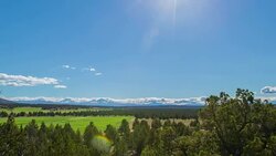 Three Sisters Mountains Stock Footage
