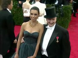 Guests at 'Charles James: Beyond Fashion' Costume Institute Gala - Arrivals Stock Footage