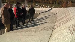 Veterans from opposite sides of Balkan wars pay respects to victims of Srebrenica News Clip