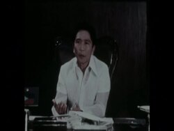 SYND 12-3-74 INTERVIEW WITH MARCOS ON ECONOMY News Clip