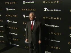 Francesco Trapani at the Bulgari Fundraiser Benefitting Save The Children And Artists For Peace & Justice at Beverly Hills CA. (Footage by WireImage Video/GettyImages) Stock Footage