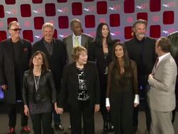 Peter Fonda, Harrison Ford, Sidney Poitier, Cher, Kurt Russell, Samuel L. Jackson at Target Presents AFI Night At The Movies on 4/24/13 in Los Angeles, CA. Stock Footage