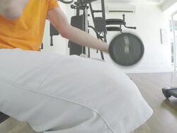 Exercise at Gym Stock Footage