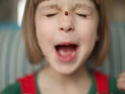 watch a ladybird Stock Footage