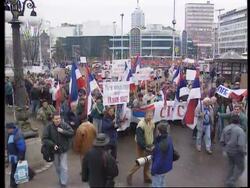 Serbia - Political tension News Clip