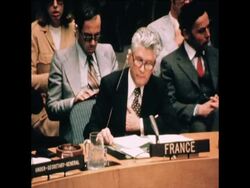 SYND 8 7 77 UN SECURITY COUNCIL IN NEW YORK DEBATE TO ADMIT DJIBOUTI TO UN News Clip