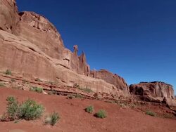 Arches National Park clip Stock Footage