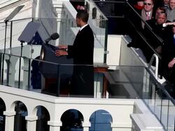January 20, 2009 HA MS President Barack Obama giving his inaugural address/ Washington DC/ AUDIO  Stock Footage