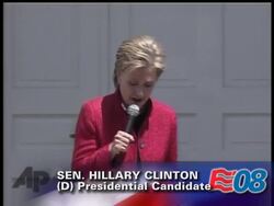 Her money drained and her options dwindling, a resolute Hillary vowed Wednesday to press on with her presidential bid even as she and top advisers were hard-pressed to describe a realistic path for her to wrest the nomination from Barack Obama. News Clip