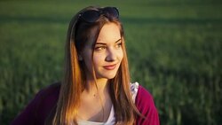 Feeling good in nature Stock Footage