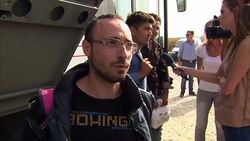 Refugees heading to Croatian Border News Clip