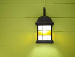 light in the green room. Stock Footage