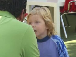 Dean McDermott, Liam Spelling at the Tori Spelling and Sony NEX Cameras Host Back-to-School BBQ at Los Angeles CA. (Footage by WireImage Video/GettyImages) Stock Footage