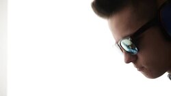 Dj playing music. Close up Stock Footage