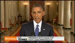 Obama Sets Stage for Fight Over Immigration News Clip