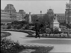 Jardin des Tuileries Stock Footage