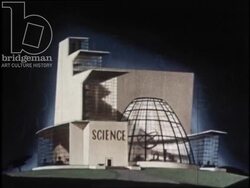 A is for Atom part 5 - 1952 Cold War-era cartoon about atomic energy Stock Footage