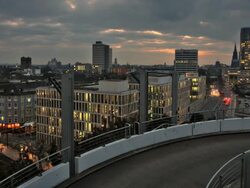 Cologne Skyline Stock Footage