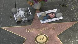 Flowers placed on Hollywood star of late actor Tab Hunter Instructional Video