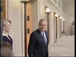French Defence Minister meets Rumsfeld, comment on Iraq News Clip