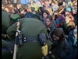 GERMANY: NUCLEAR WASTE SHIPMENT NEARS ITS FINAL DESTINATION News Clip