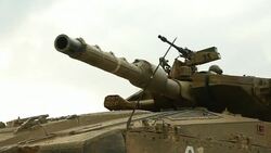 CLEAN : Israeli troops maintain equipment along the border with Gaza News Clip