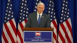 Pence Thanks Obama for Transition Cooperation News Clip