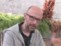 Moby Interview (clip 5) Stock Footage