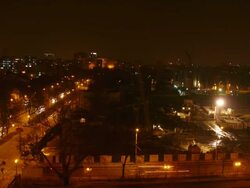 night traffic Stock Footage