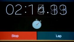 Time Flying By with Alarm Counting down your Time Stock Footage