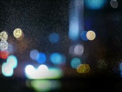 Snowfall in the city Stock Footage