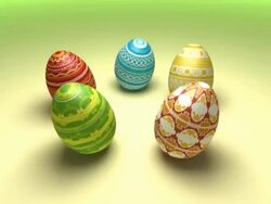 Easter Eggs Stock Footage