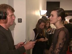 Keira Knightley at the 'Anna Karenina' Special Screening in New York, NY, on 11/7/12 (Getty Images Entertainment Video) Stock Footage