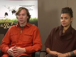 Vanishing of the Bees Interview Stock Footage