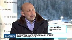 Goldman's Blankfein: New York Gaining After Brexit Vote News Clip