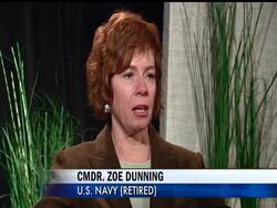 Zoe Dunning, a retired U.S. Navy commander who continued to serve after declaring she was gay, describes standing next to President Obama as he signed the repeal of the military's "don't ask, don't tell" policy Wednesday. News Clip