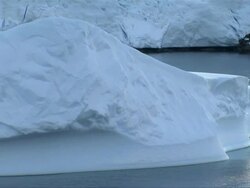 iceberg in a antarctica Stock Footage