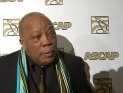 INTERVIEW: Quincy Jones at the event at 25th ASCAP Rhythm & Soul Music Awards on 6/29/12 in Los Angeles, CA Stock Footage
